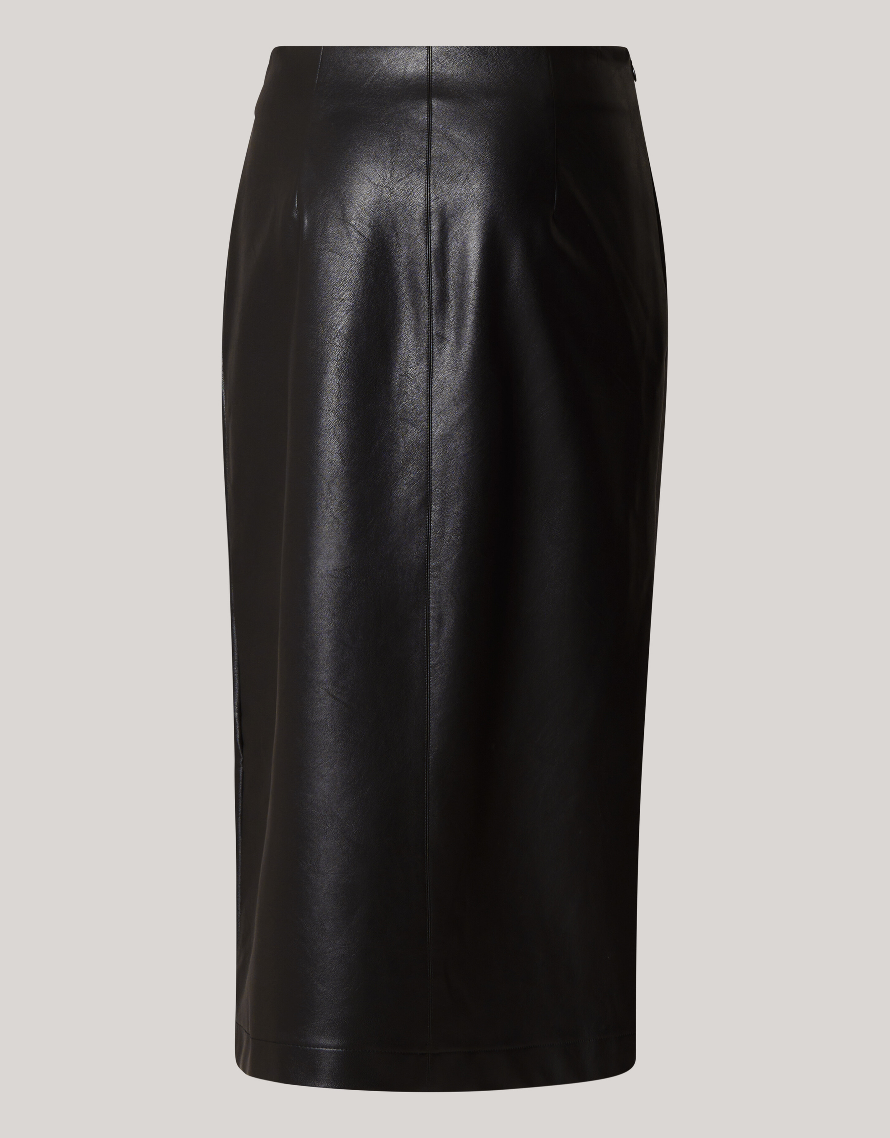 Veganer Leder Midirock Schwarz SHOEBY WOMEN