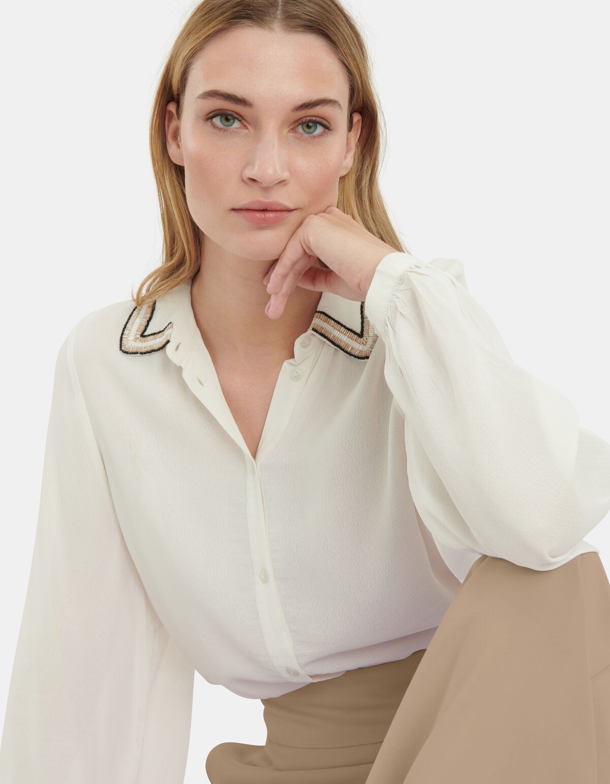 Perlen Bluse EKSEPT