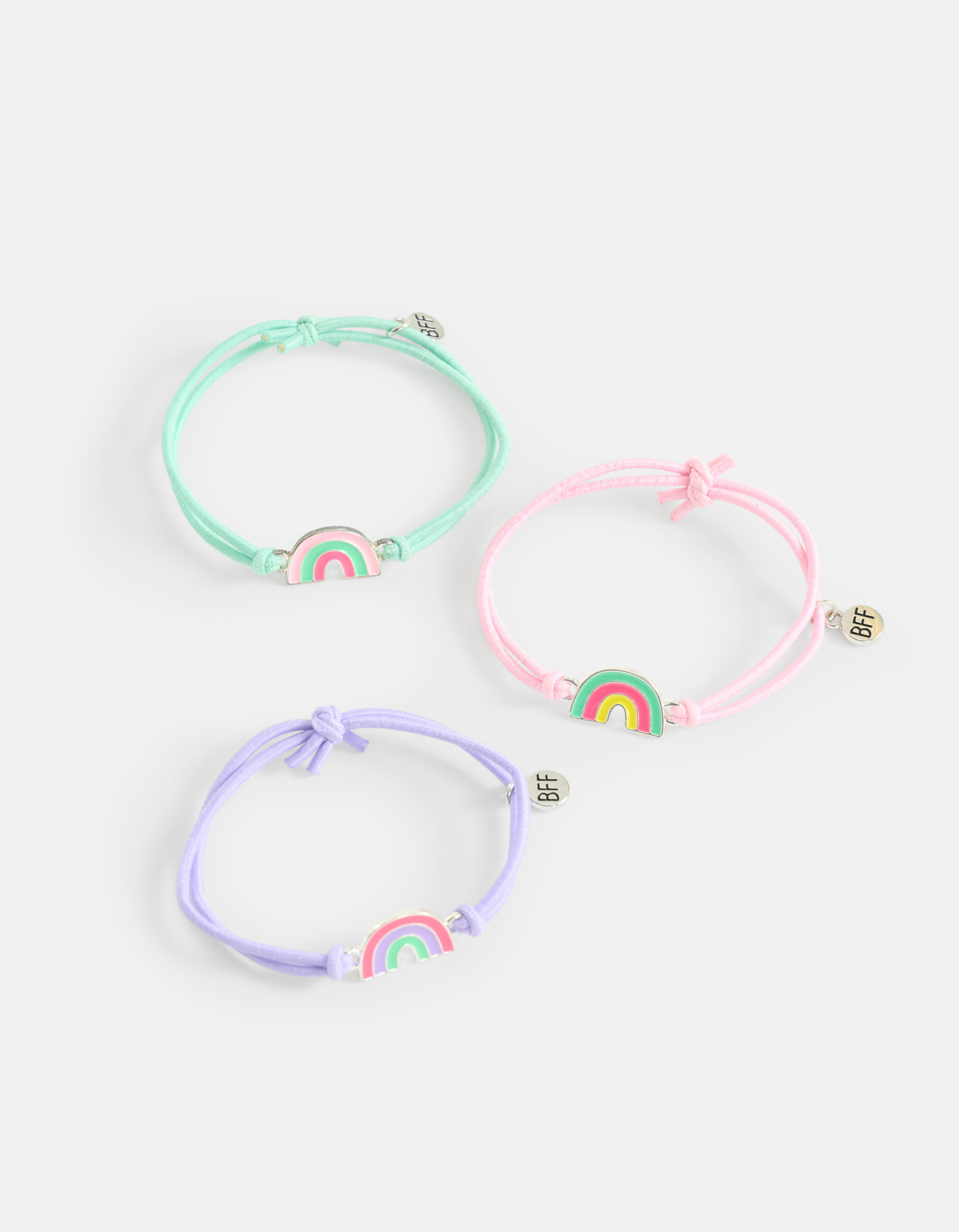 BFF Regenbogen Armbänder Set SHOEBY ACCESSOIRES