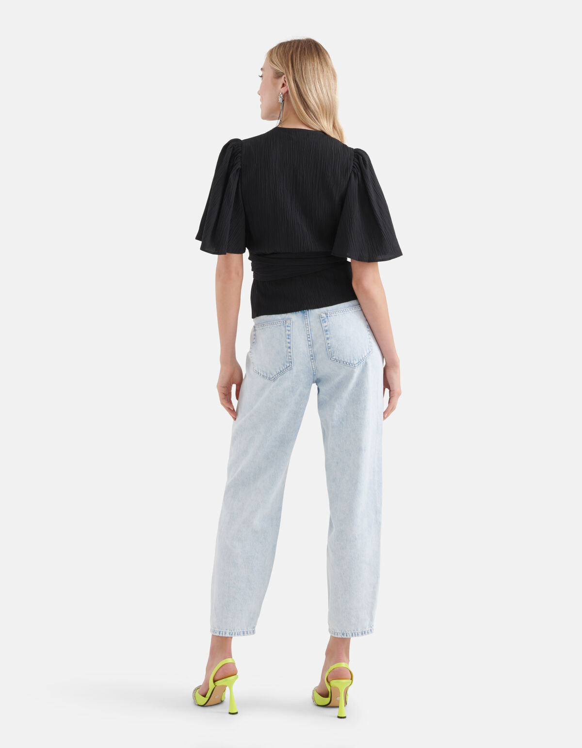 Wickeltop Schwarz SHOEBY WOMEN