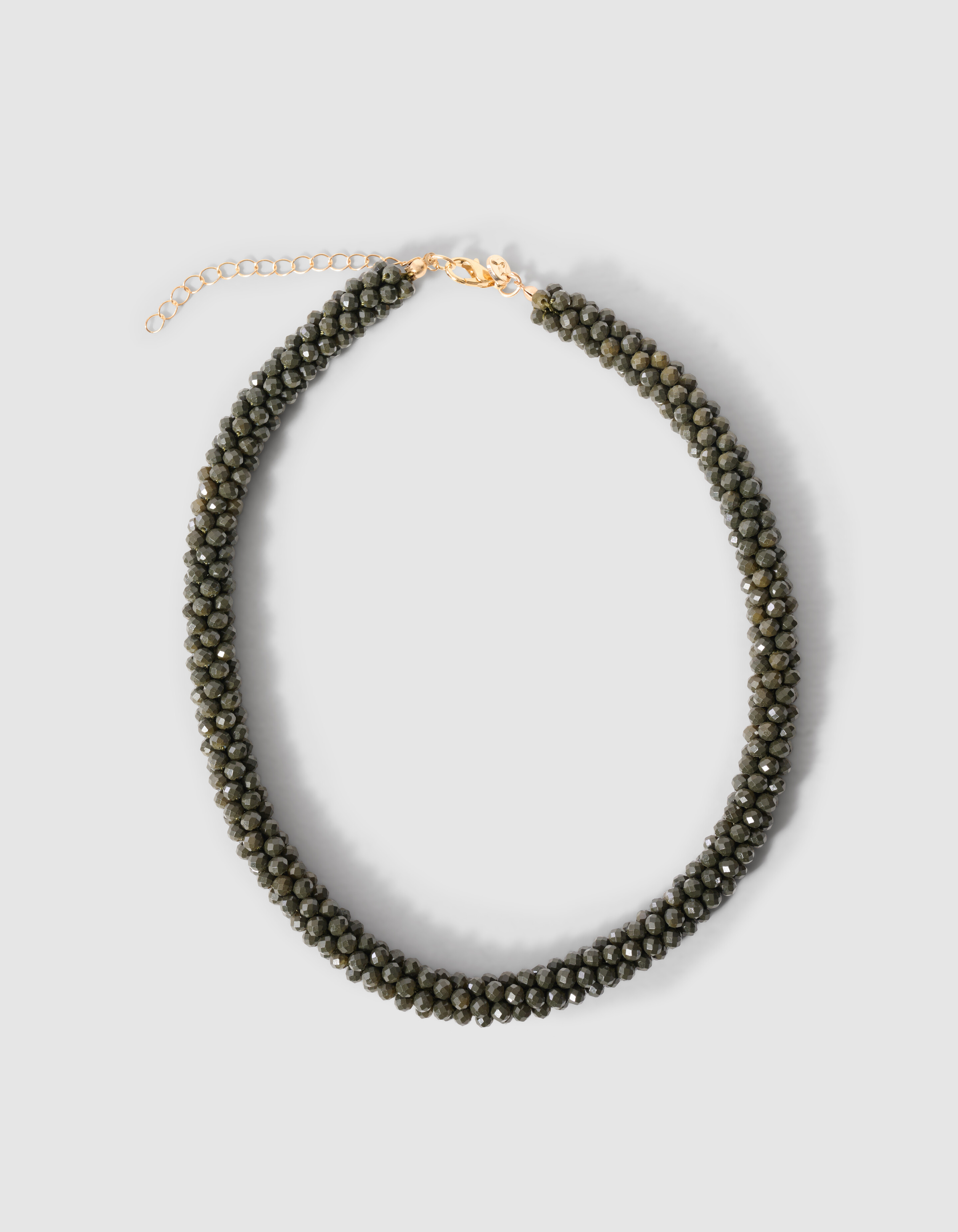 Elastische Perlenkette grau SHOEBY ACCESSOIRES