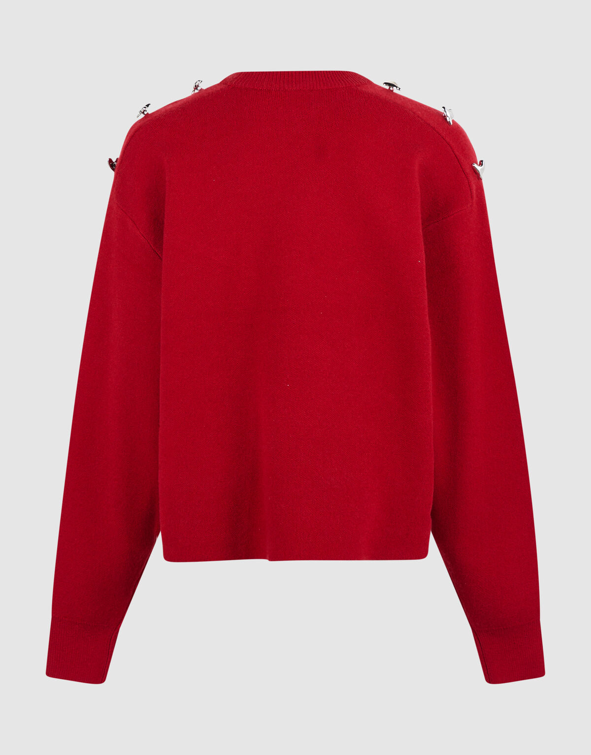 Fancy Button Trui Rood SHOEBY GIRLS