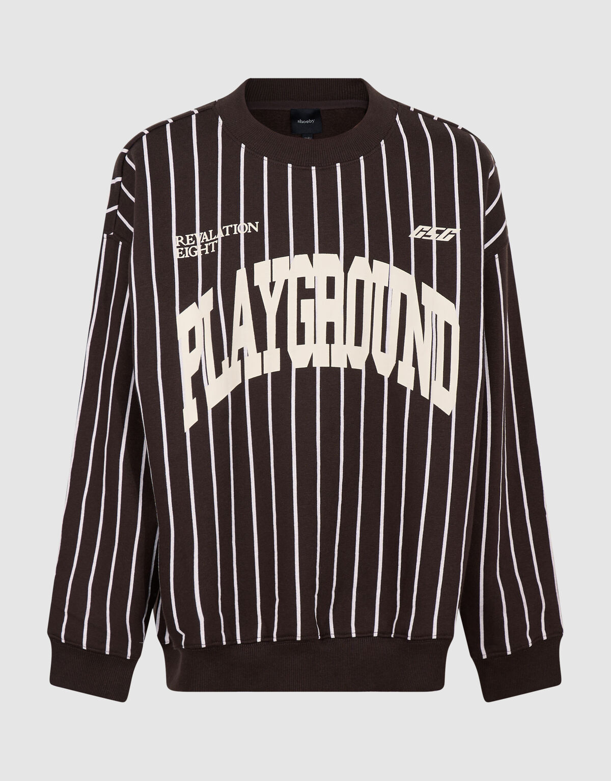 Gestreifte Baseball Sweatshirt Braun SHOEBY BOYS