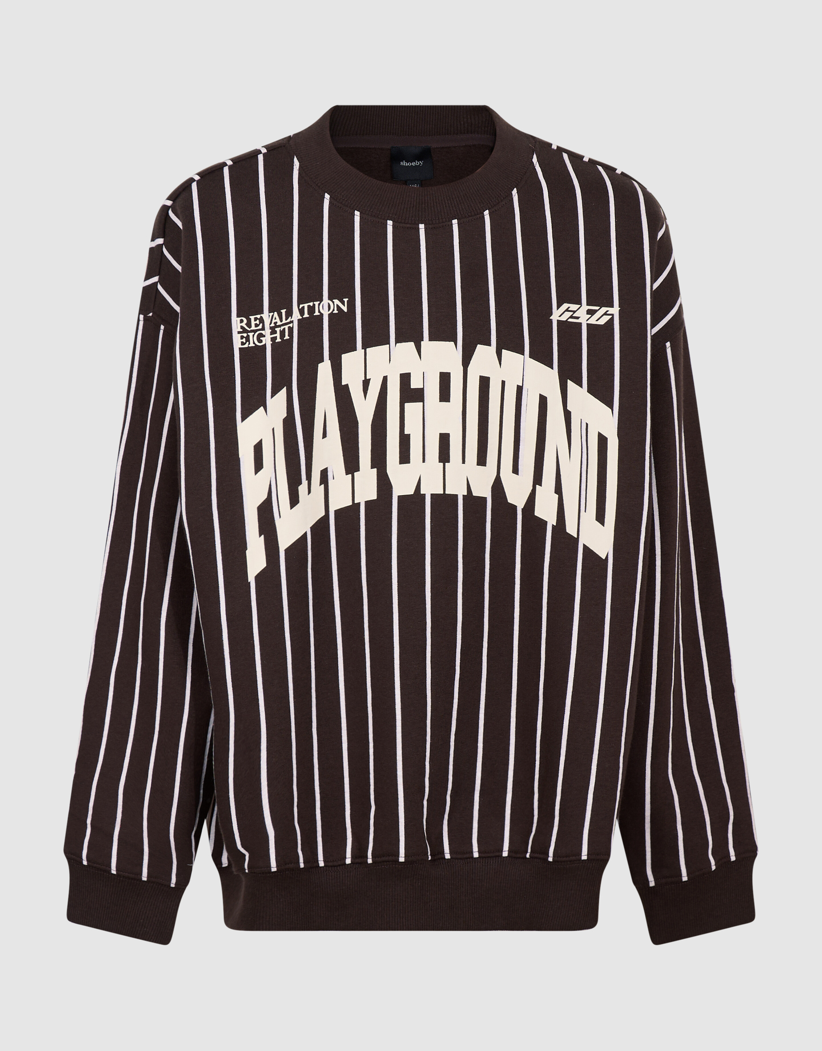 Gestreifte Baseball Sweatshirt Braun SHOEBY BOYS