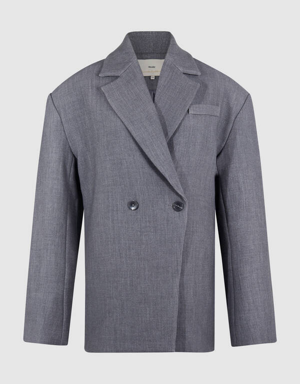 Oversized-Schulterblazer Grau Von Lonneke SHOEBY WOMEN