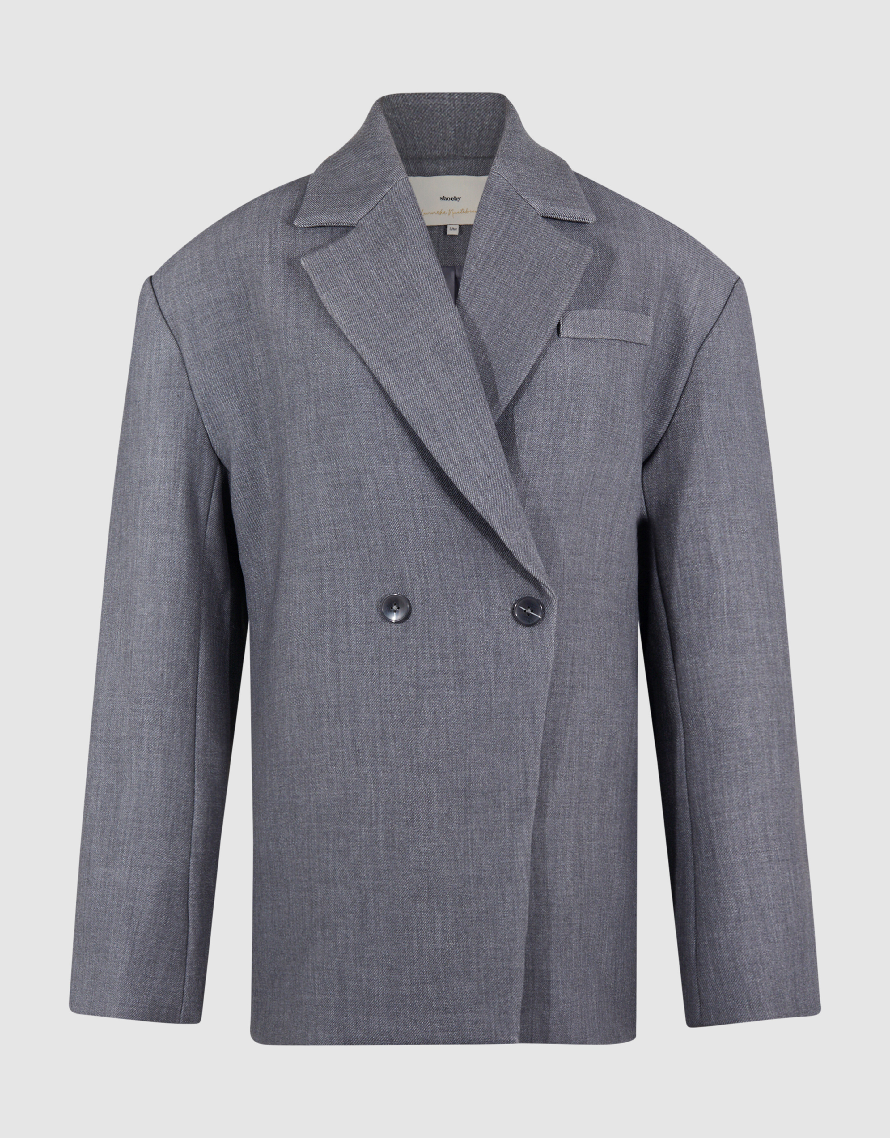 Oversized-Schulterblazer Grau Von Lonneke SHOEBY WOMEN
