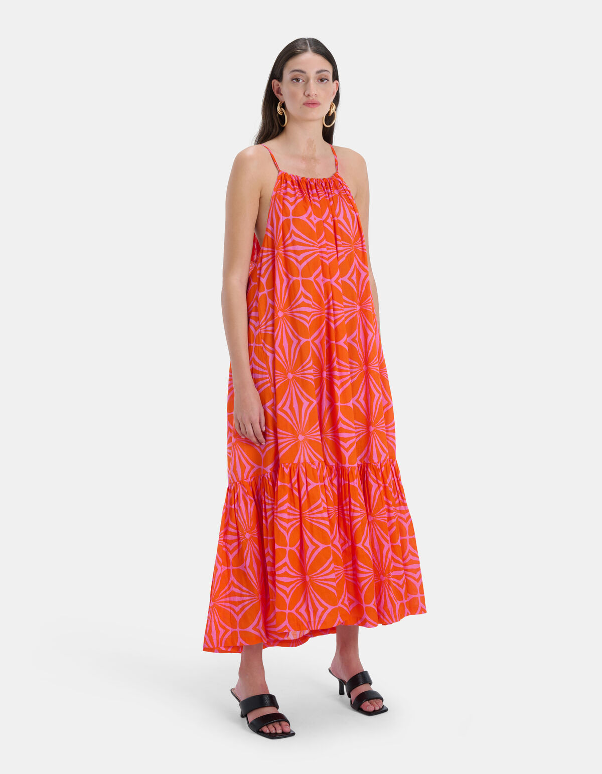 Voile Maxi Cami Kleid EKSEPT
