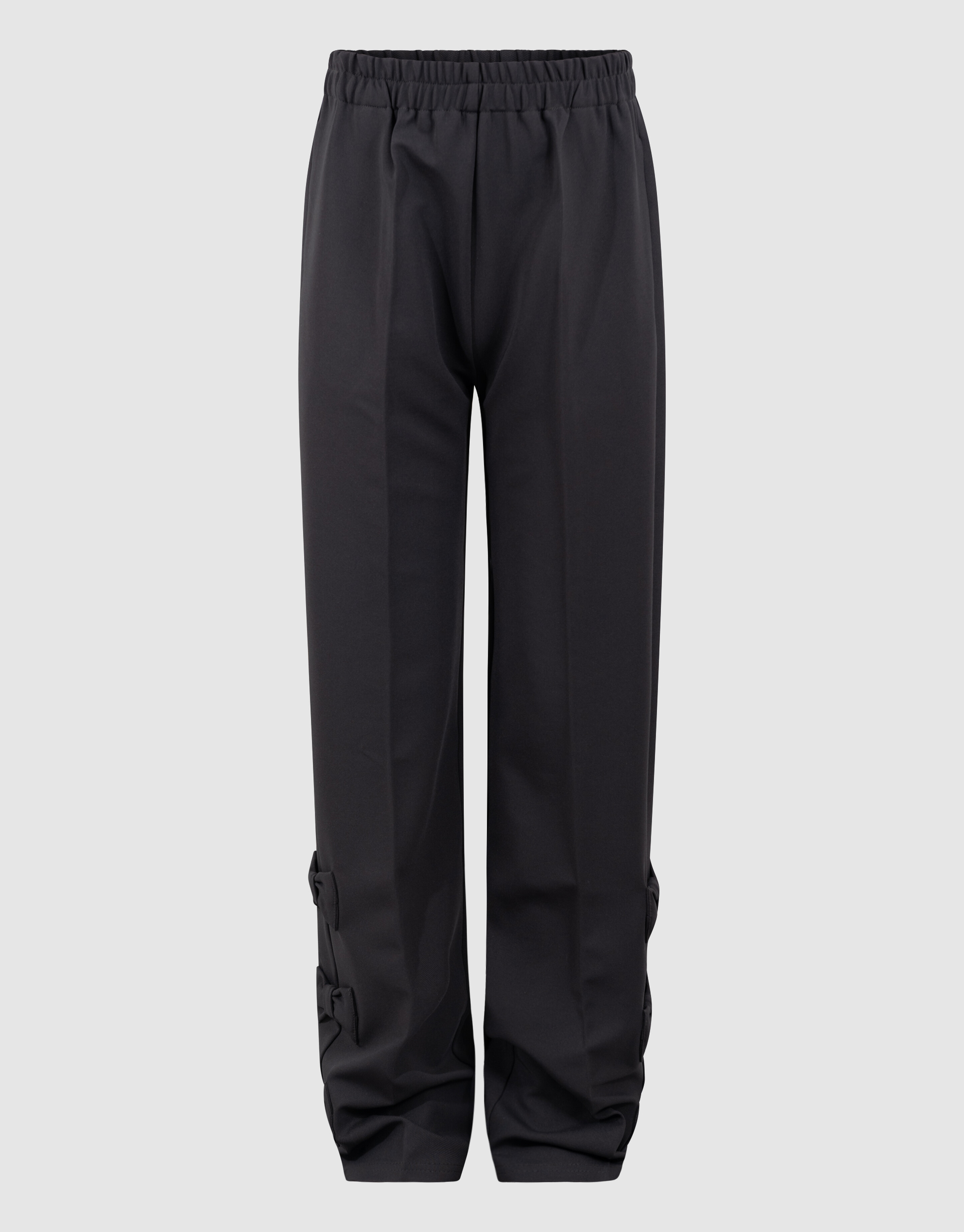 Sportliche Bogenhose mit weitem Bein Dunkelgrau SHOEBY GIRLS