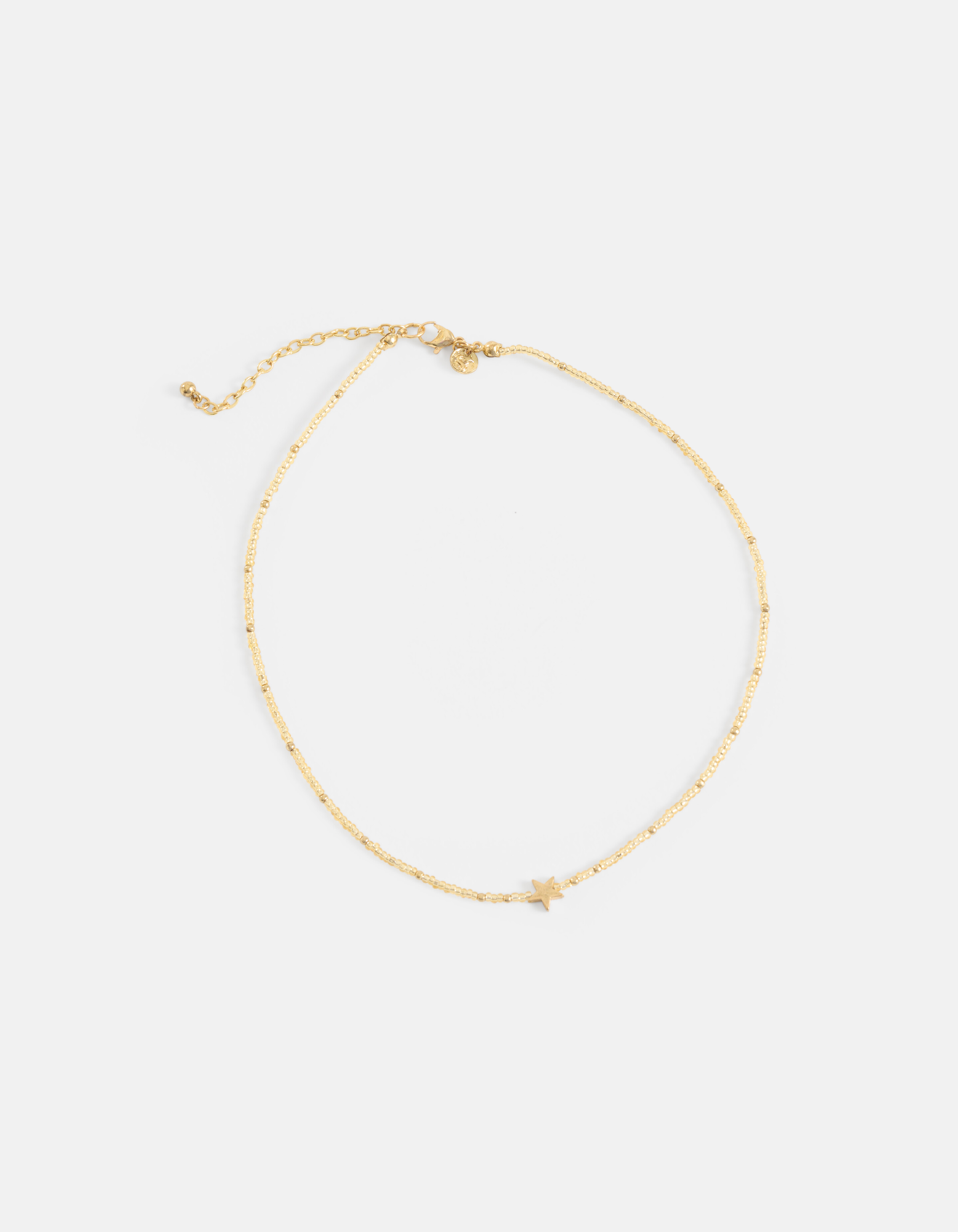 Perlen-Stern-Halskette Gold SHOEBY ACCESSOIRES