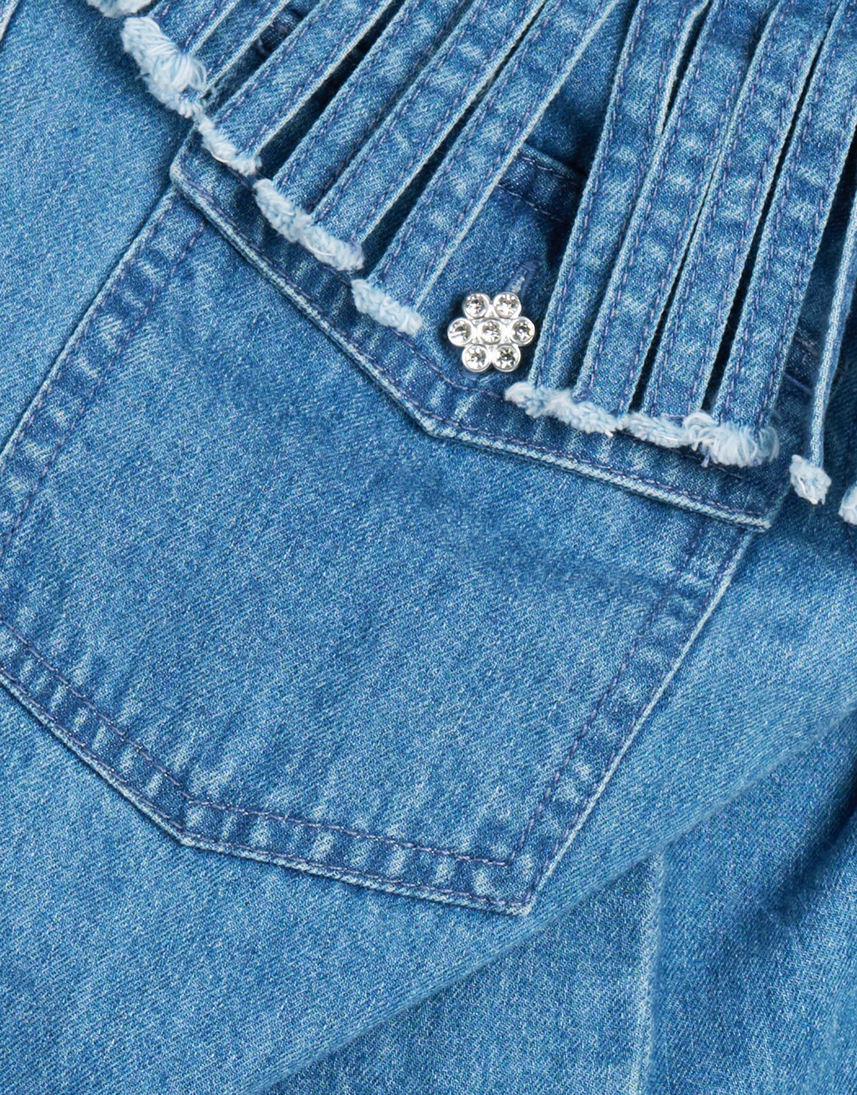 Denim-Bluse Blau SHOEBY GIRLS