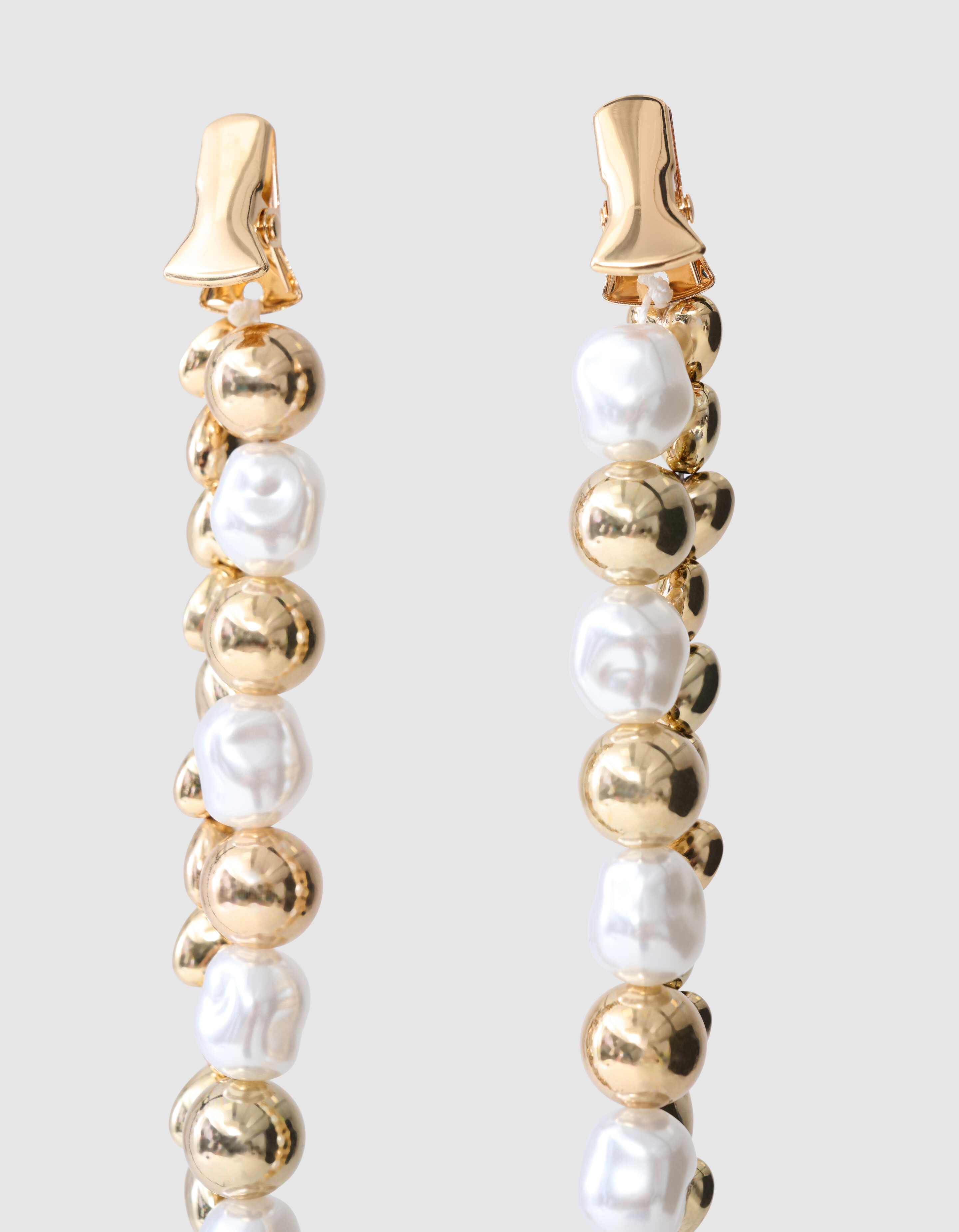 Multi Parel/Herz Clip Gold SHOEBY ACCESSOIRES