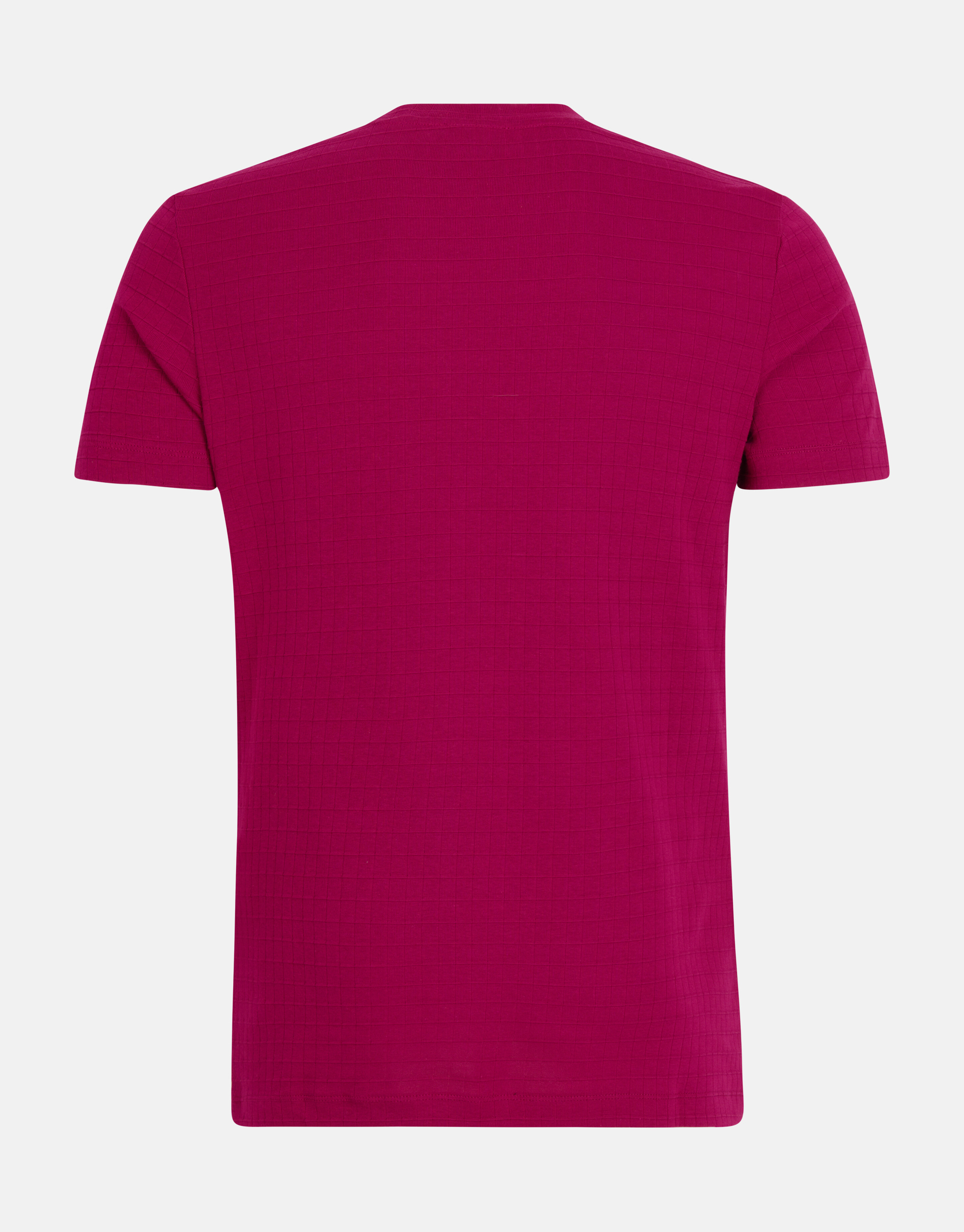 Struktur-T-Shirt Fuchsia SHOEBY MEN