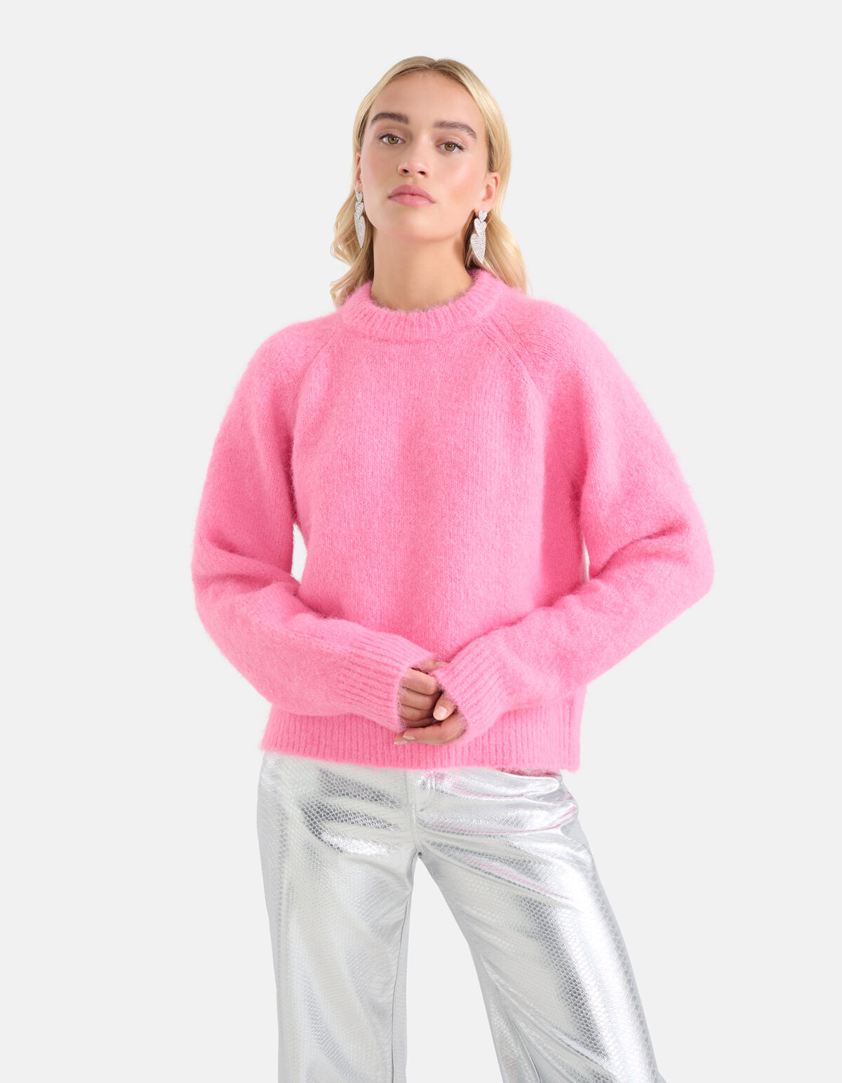 Gestrickter Pullover Rosa von Monica SHOEBY WOMEN