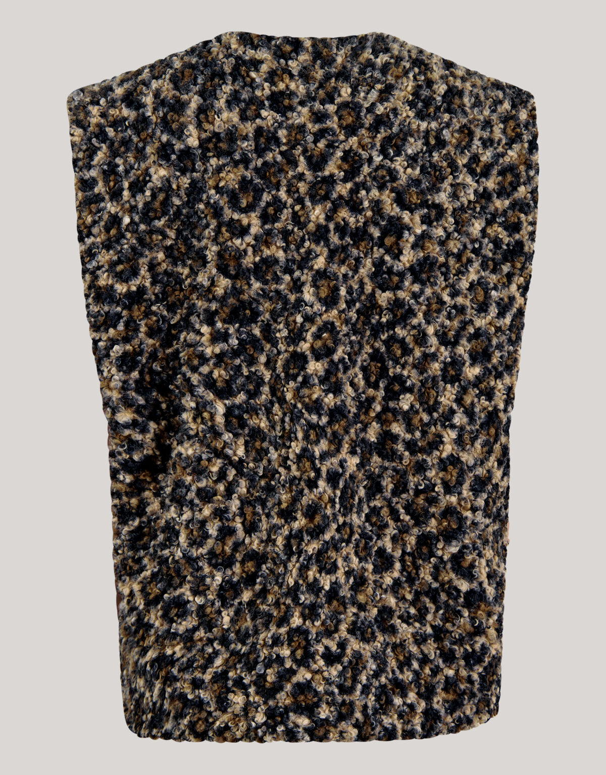 Leopard Teddy Gilet Braun SHOEBY GIRLS