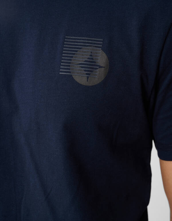 Stripe Box Artwork T-Shirt Dunkelblau SHOEBY MEN