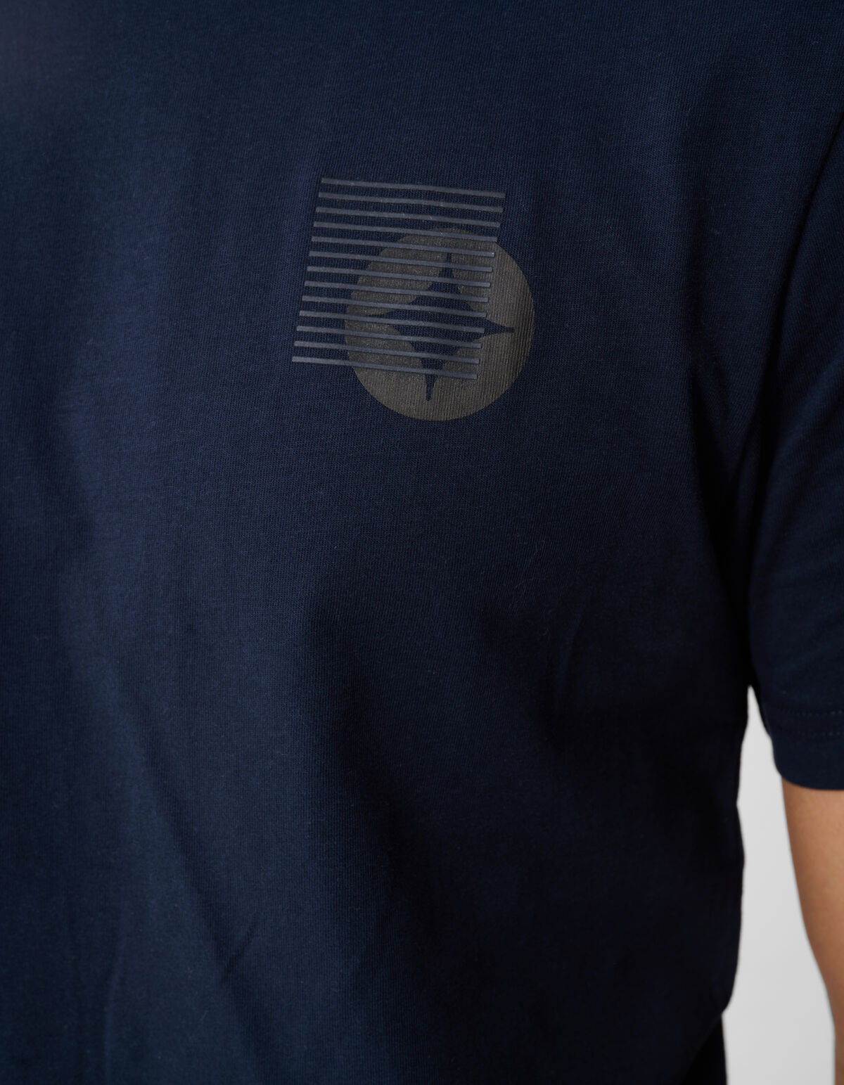 Stripe Box Artwork T-Shirt Dunkelblau SHOEBY MEN