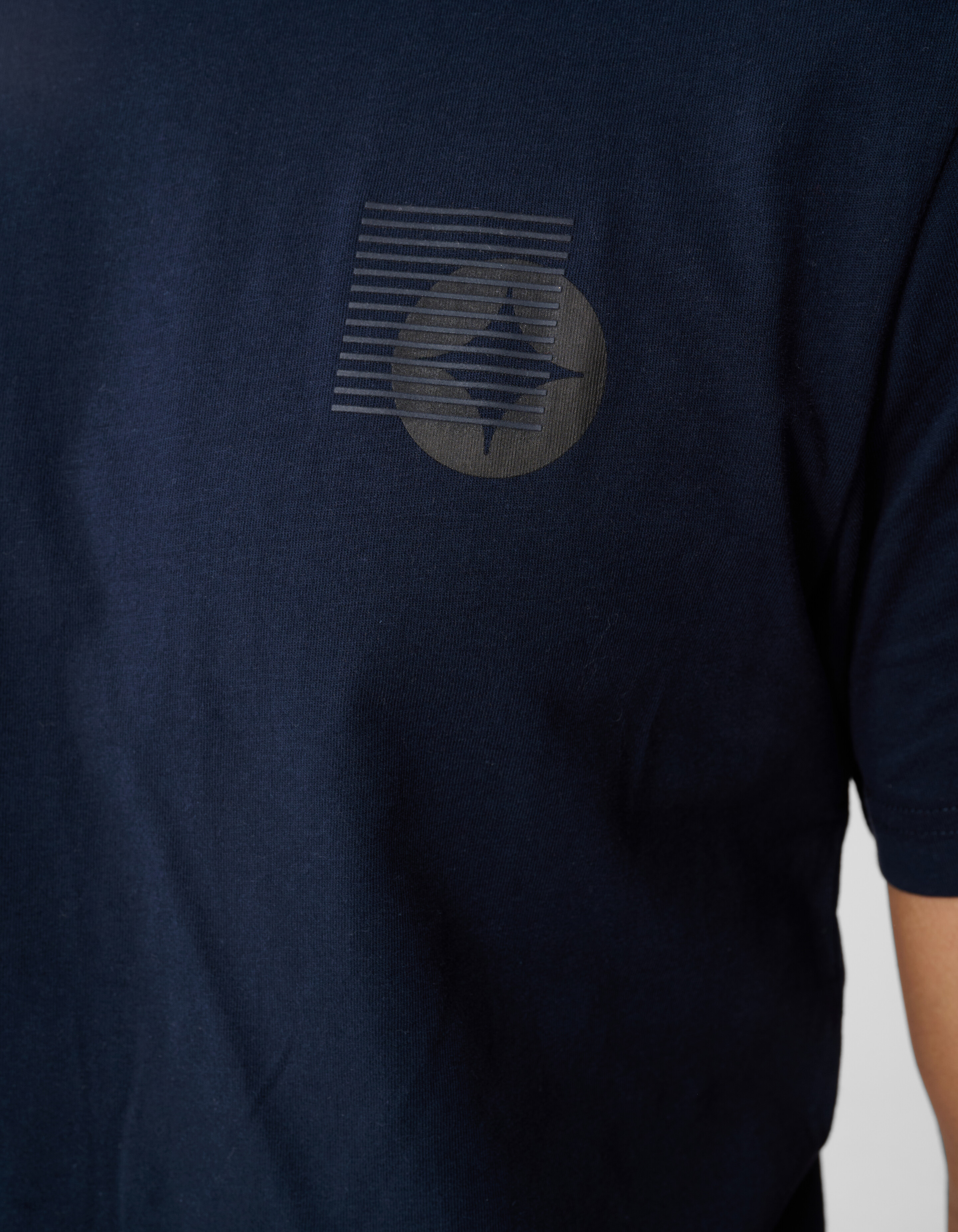 Stripe Box Artwork T-Shirt Dunkelblau SHOEBY MEN