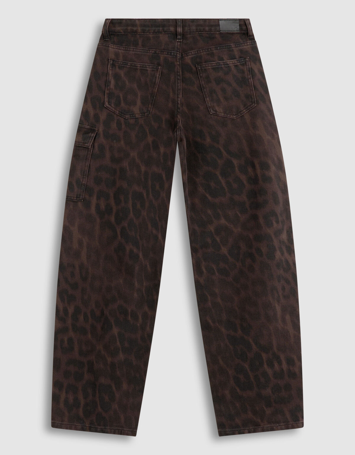Braune Cargohose Leopardenmuster SHOEBY GIRLS