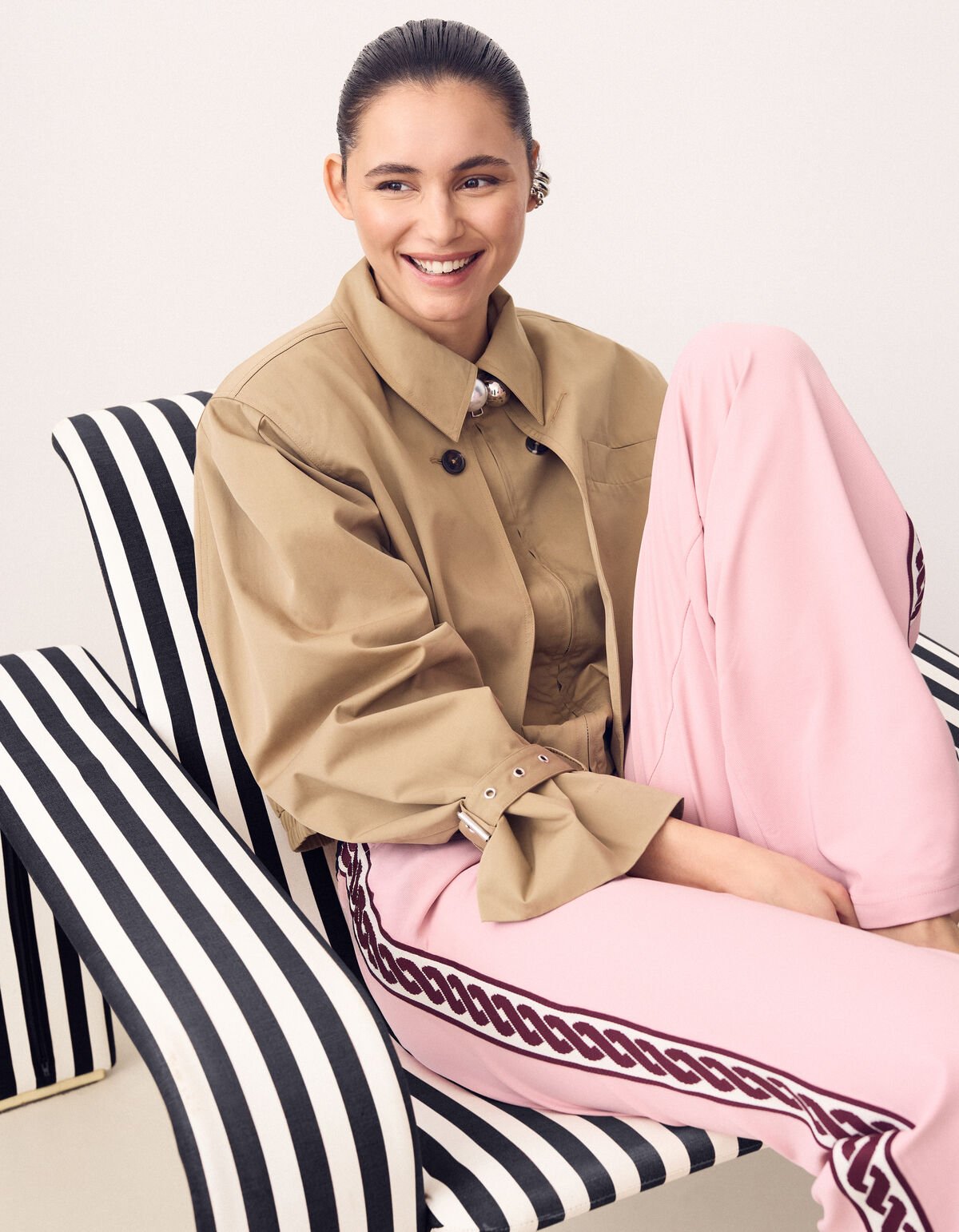 Cargo Trench Jack Hellbraun SHOEBY WOMEN