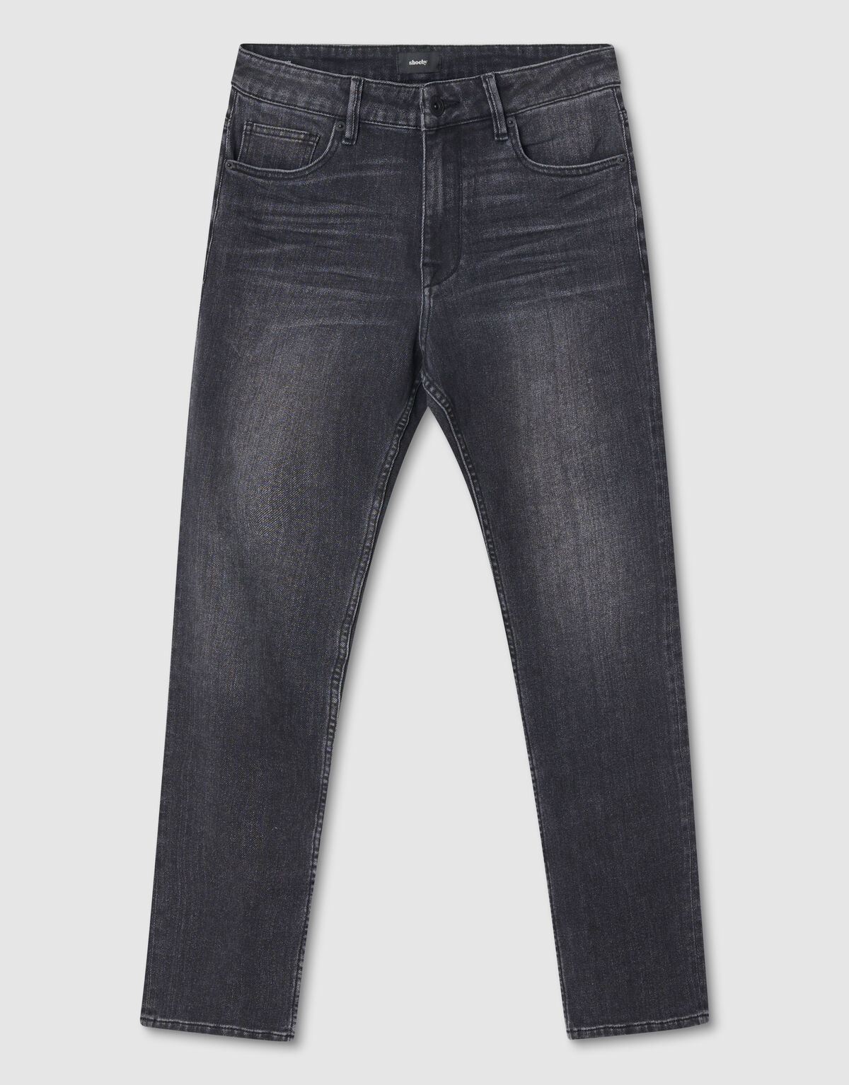 Gewaschene Straight Jeans Schwarz L32 SHOEBY MEN