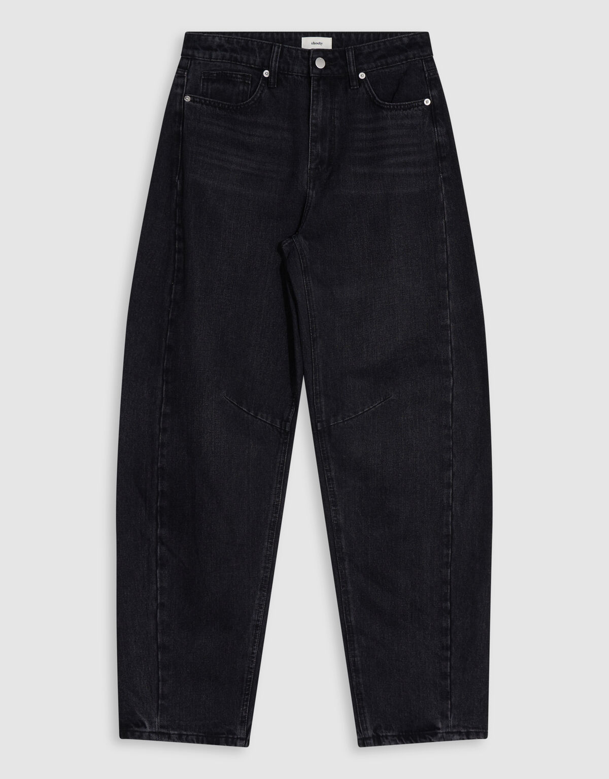 Barrel Jeans Washed Schwarz SHOEBY WOMEN