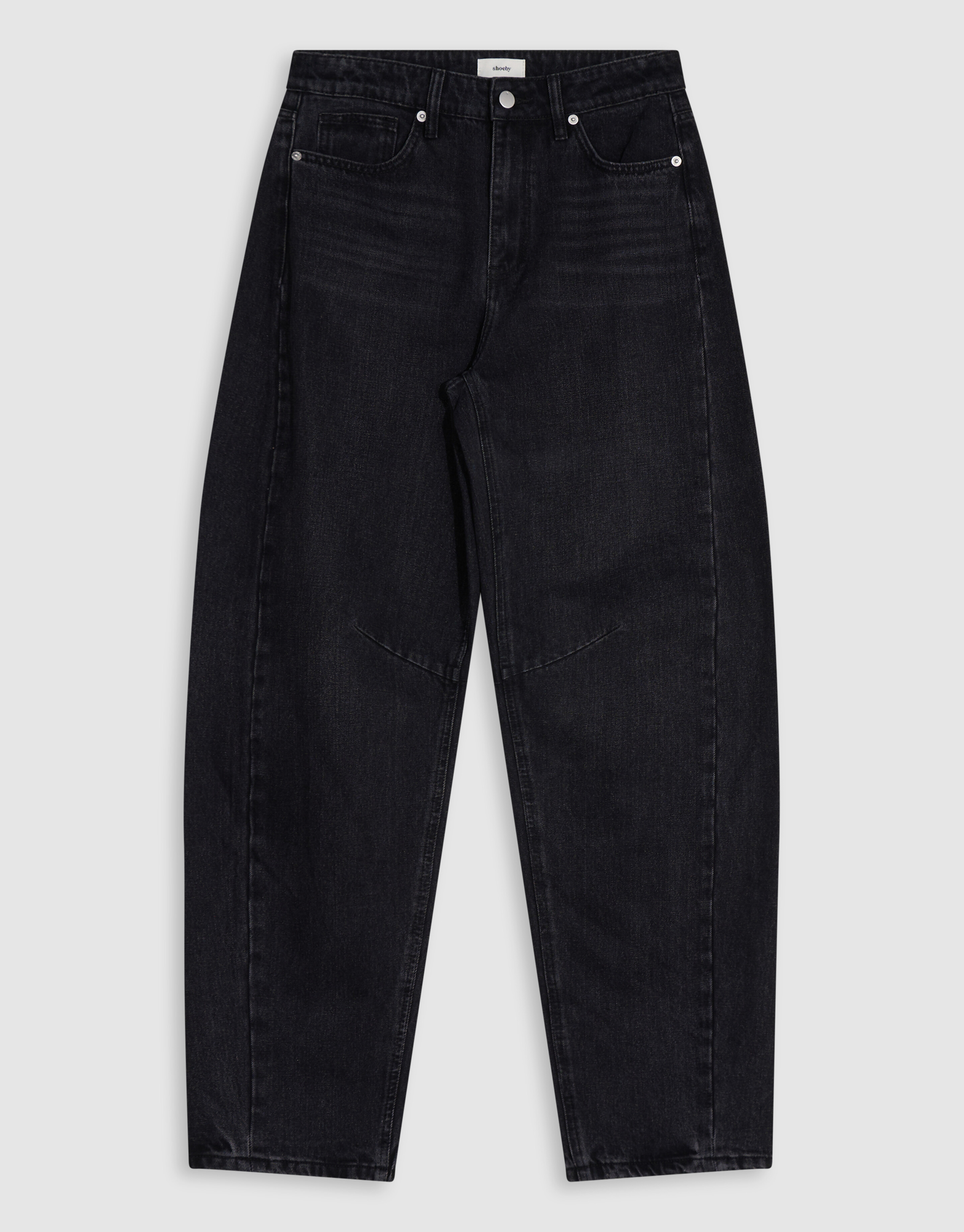 Barrel Jeans Washed Schwarz SHOEBY WOMEN
