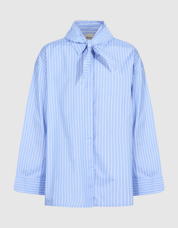 Long Scarf Bluse Blau SHOEBY GIRLS
