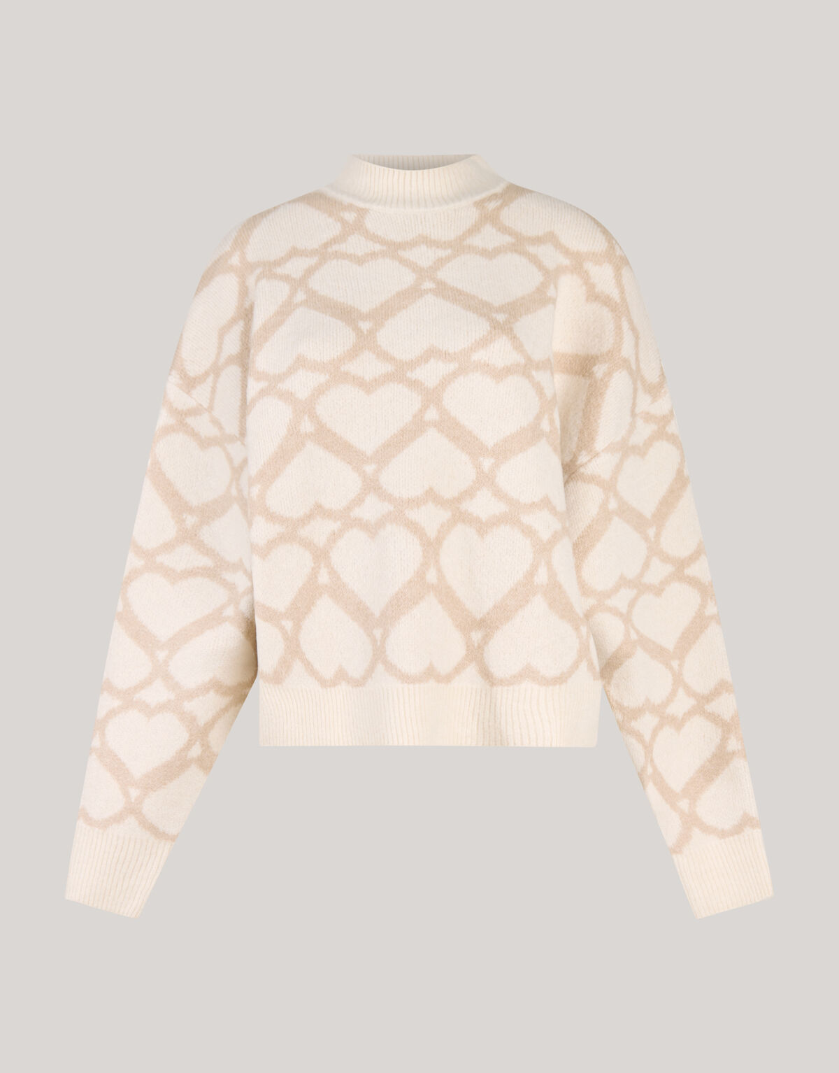 Pullover mit Herzmotiv Off White von Furmey SHOEBY WOMEN