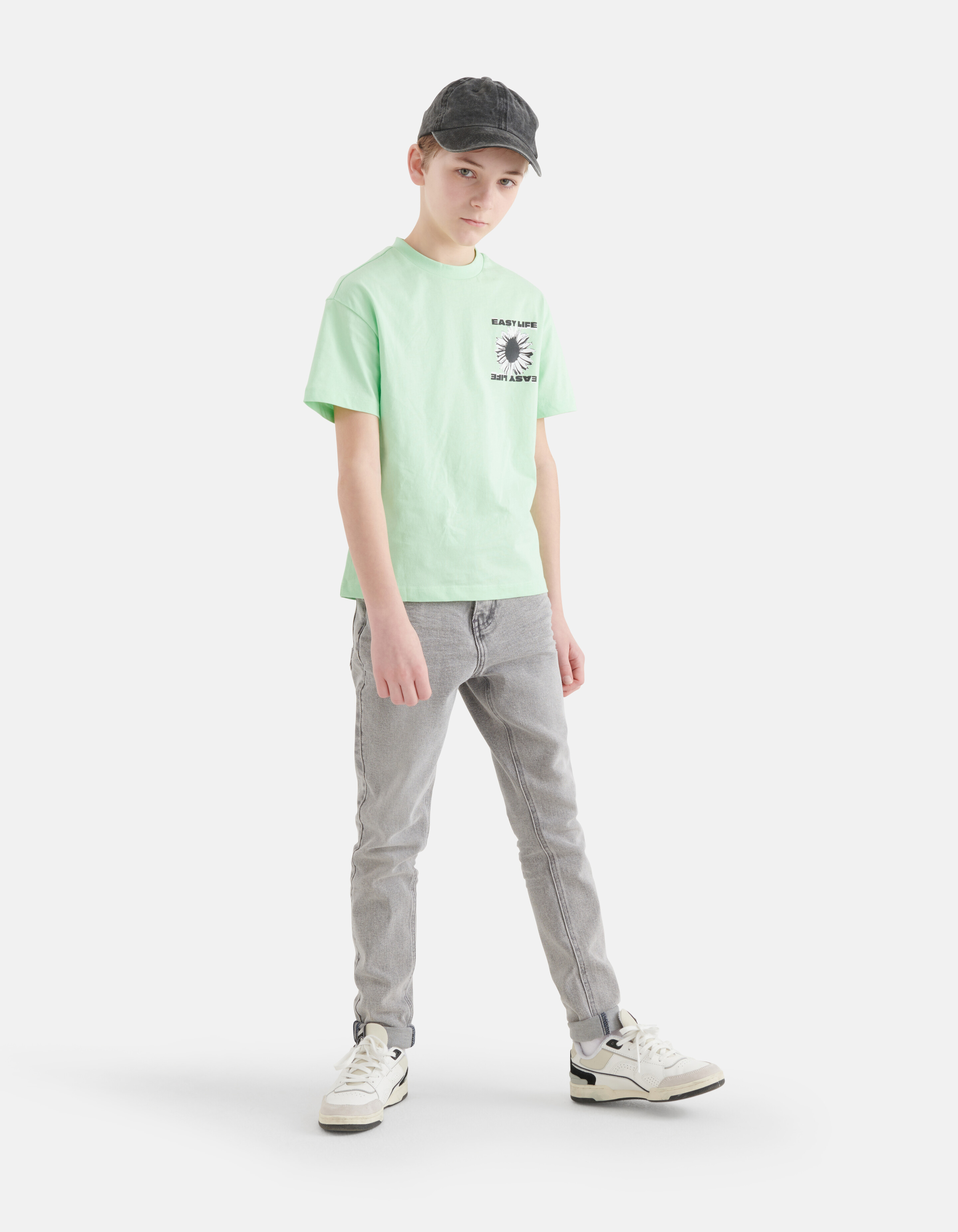 Artwork T-shirt Hellgrün SHOEBY BOYS