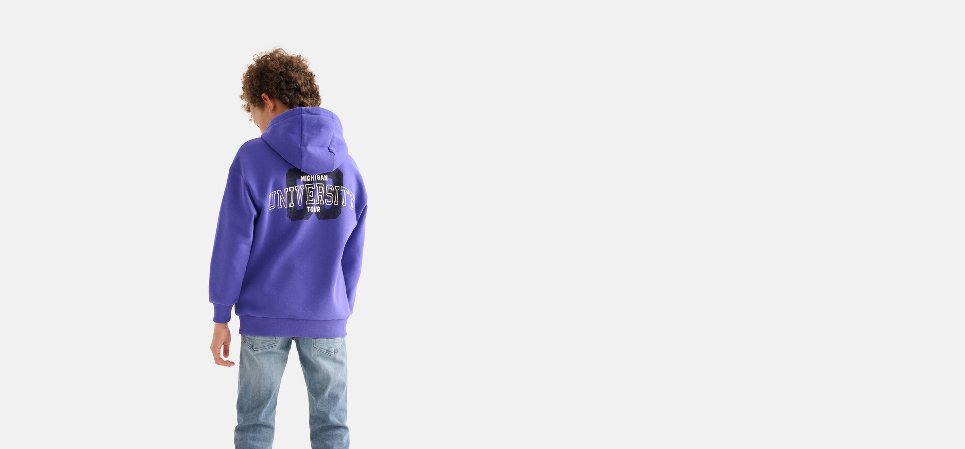 Hoodie mit Aufdruck Lila SHOEBY BOYS