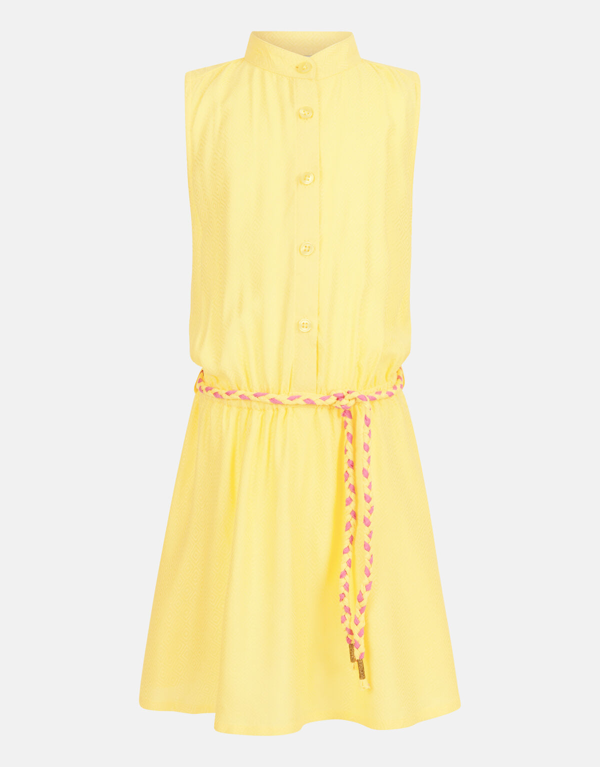 Jacquard-Kleid Gelb SHOEBY GIRLS