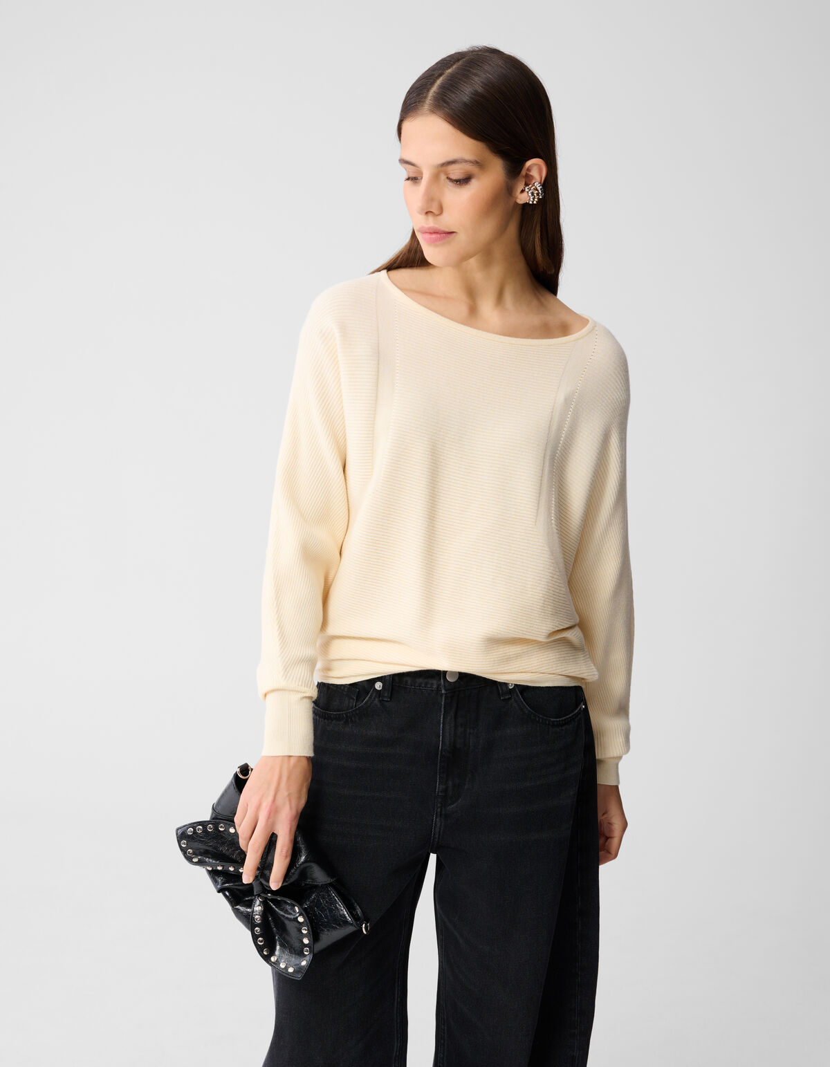Übergroßer Pullover Off White SHOEBY WOMEN