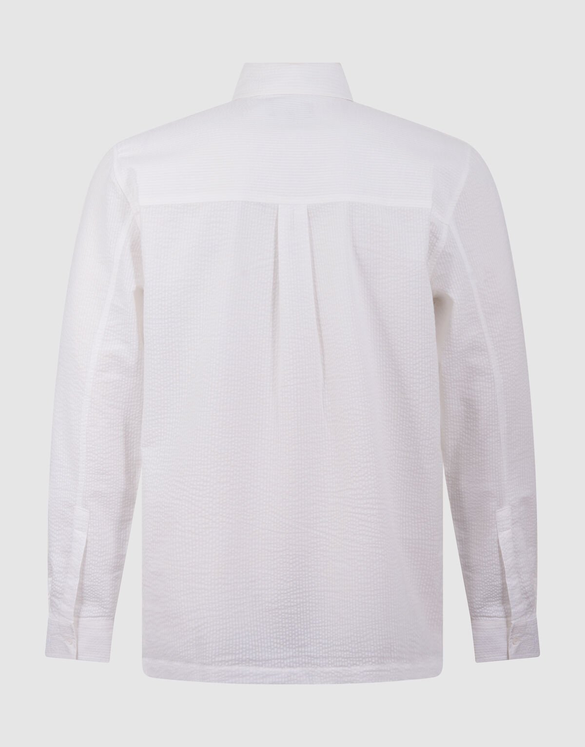 Seersucker Hemd Wei&szlig; SHOEBY MEN