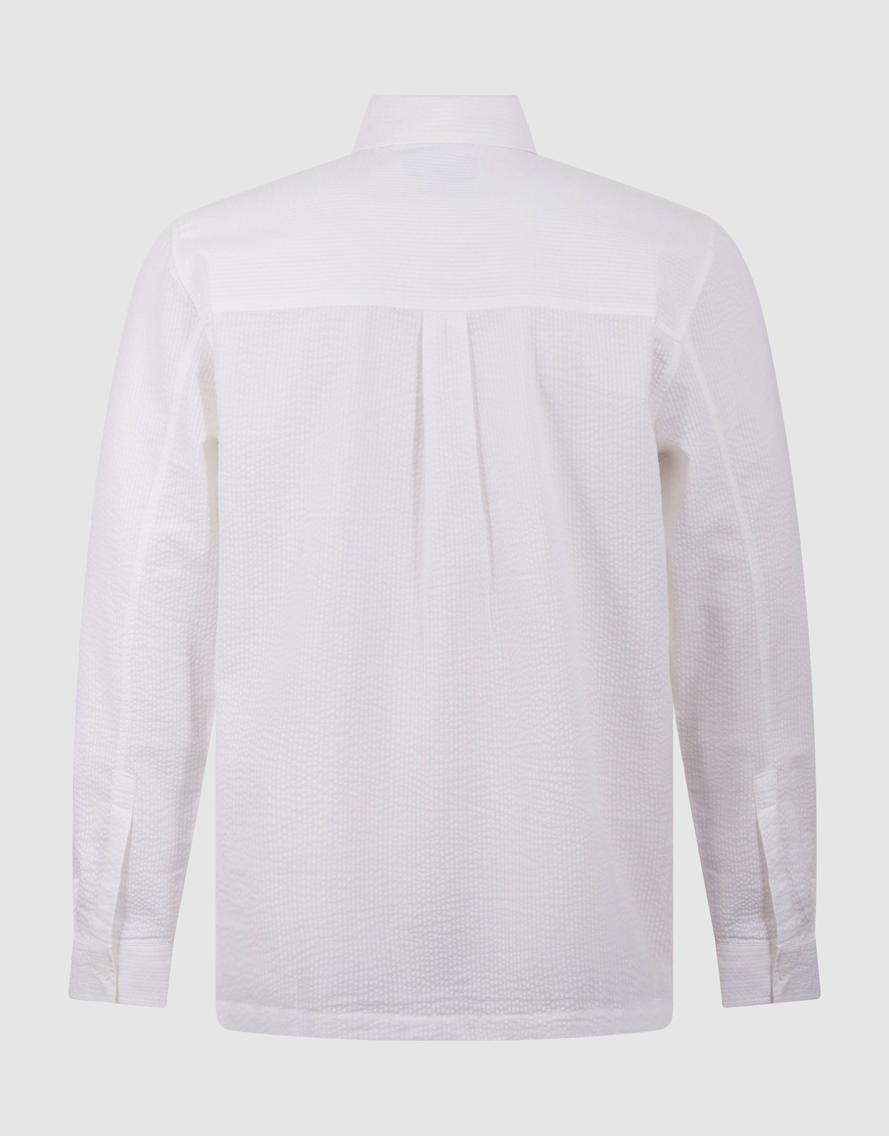 Seersucker Hemd Wei&szlig; SHOEBY MEN