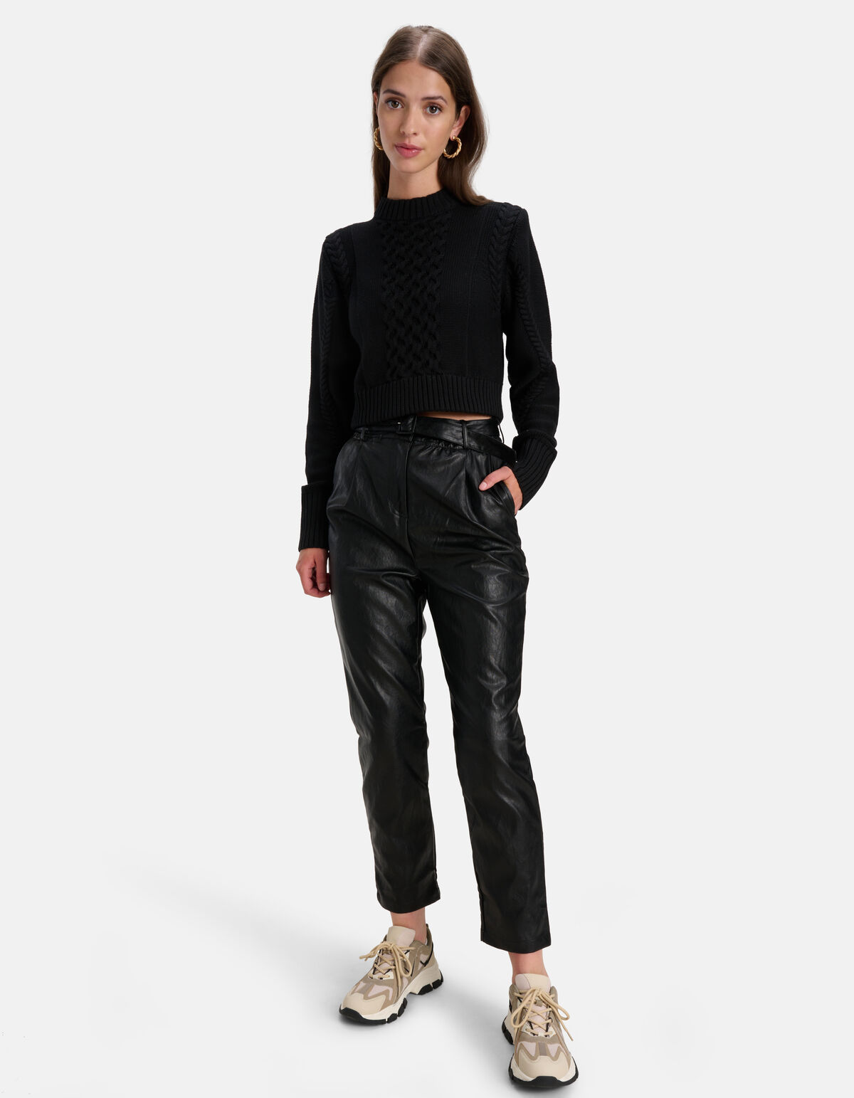 Vegane Lederhosen Schwarz SHOEBY WOMEN