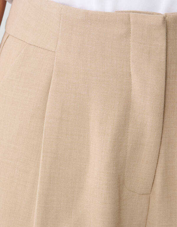 Faltenhose mit weitem Bein Sand SHOEBY WOMEN