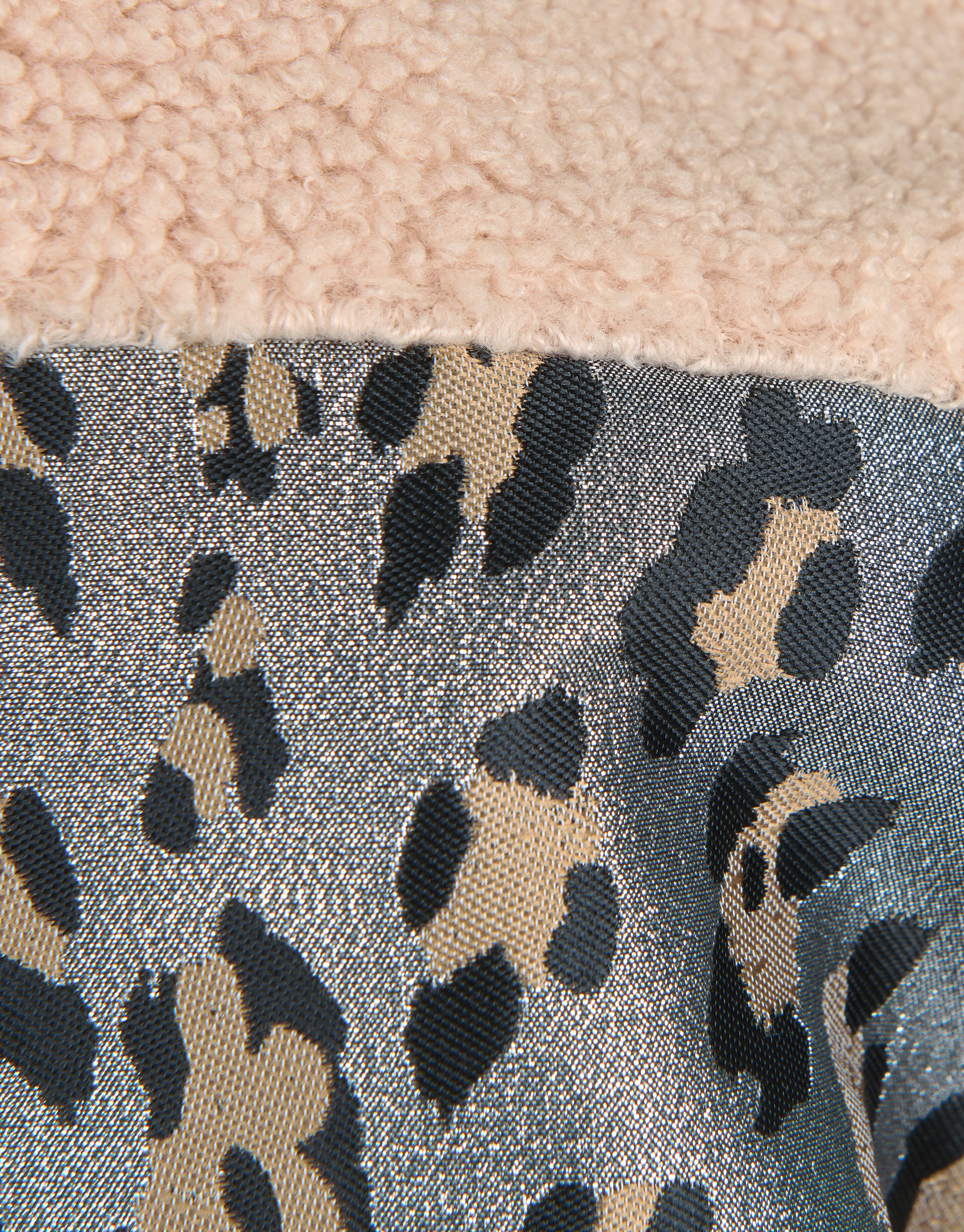 Teddyweste mit Leopardenmuster Off White SHOEBY GIRLS
