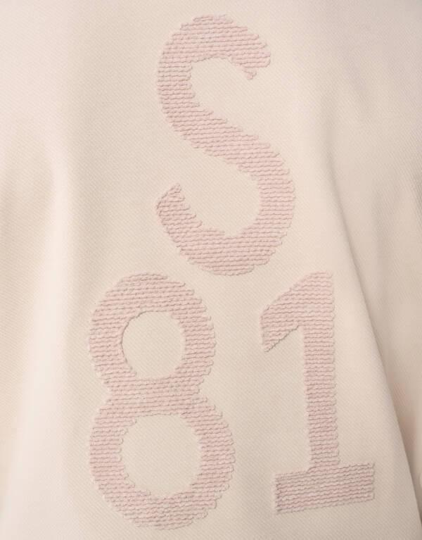 Strickpullover mit Logo in Sand SHOEBY MEN