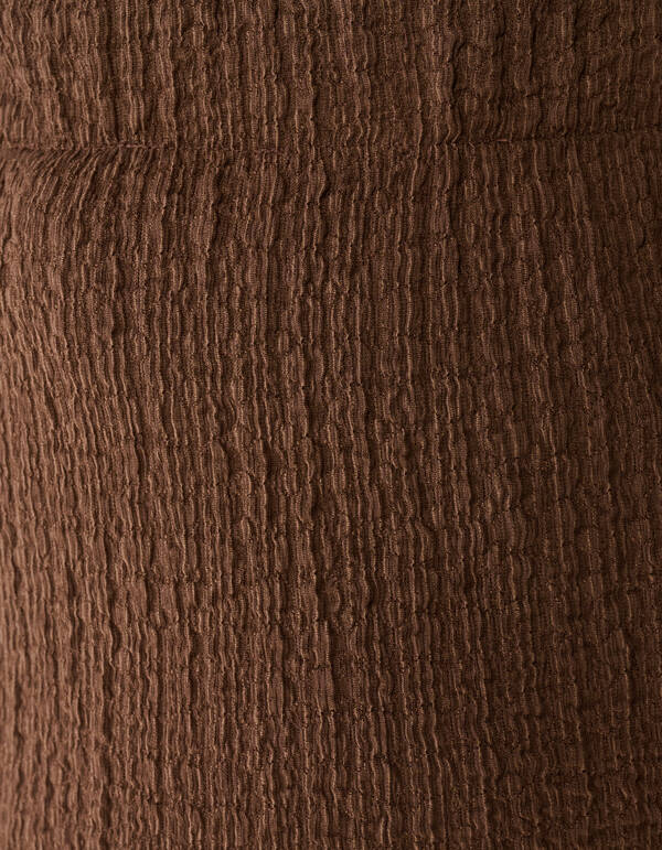 Crinkle Maxi Rock Braun SHOEBY WOMEN