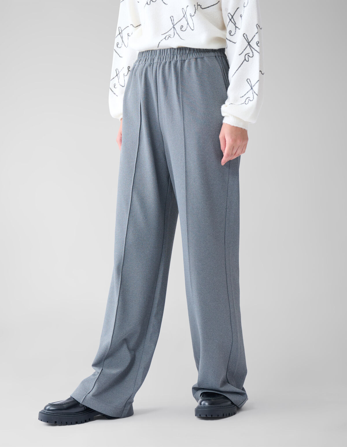 Basic Weites Bein Grau SHOEBY WOMEN