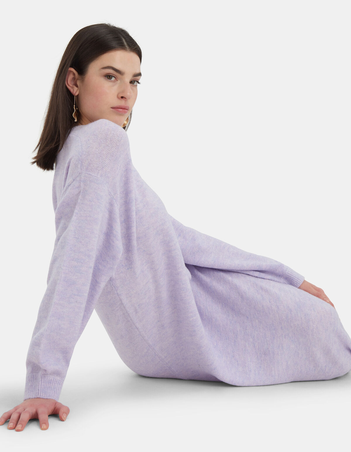 Unifarbenes Strickkleid EKSEPT