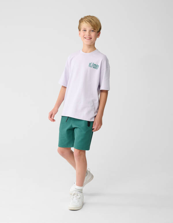 Limon Artwork T-Shirt Wei&szlig; SHOEBY BOYS