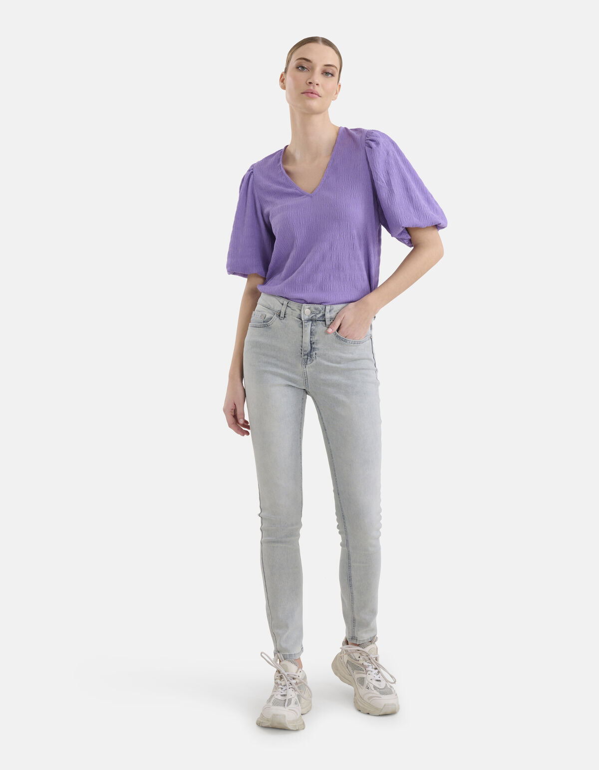 Skinny Jeans Lichtgrijs L30 SHOEBY WOMEN