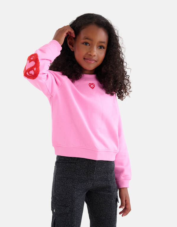 Pullover mit Stickerei Rosa SHOEBY GIRLS