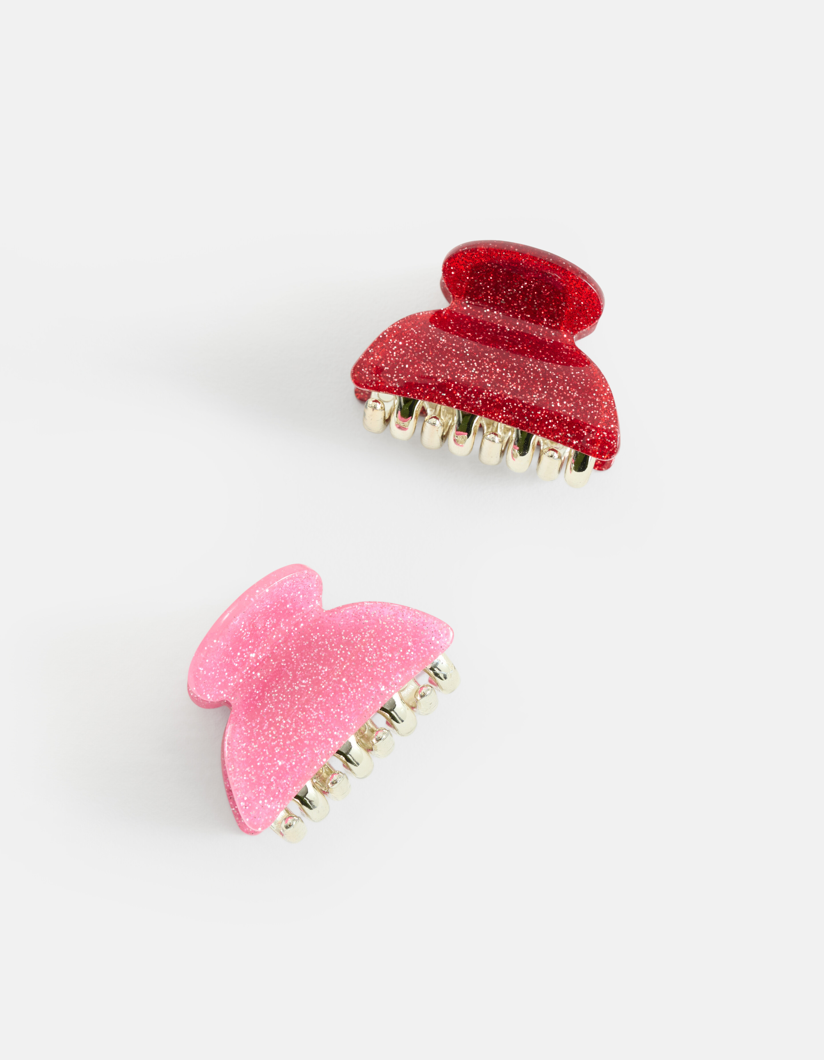 Haarclip Set Roze/Rood SHOEBY ACCESSOIRES