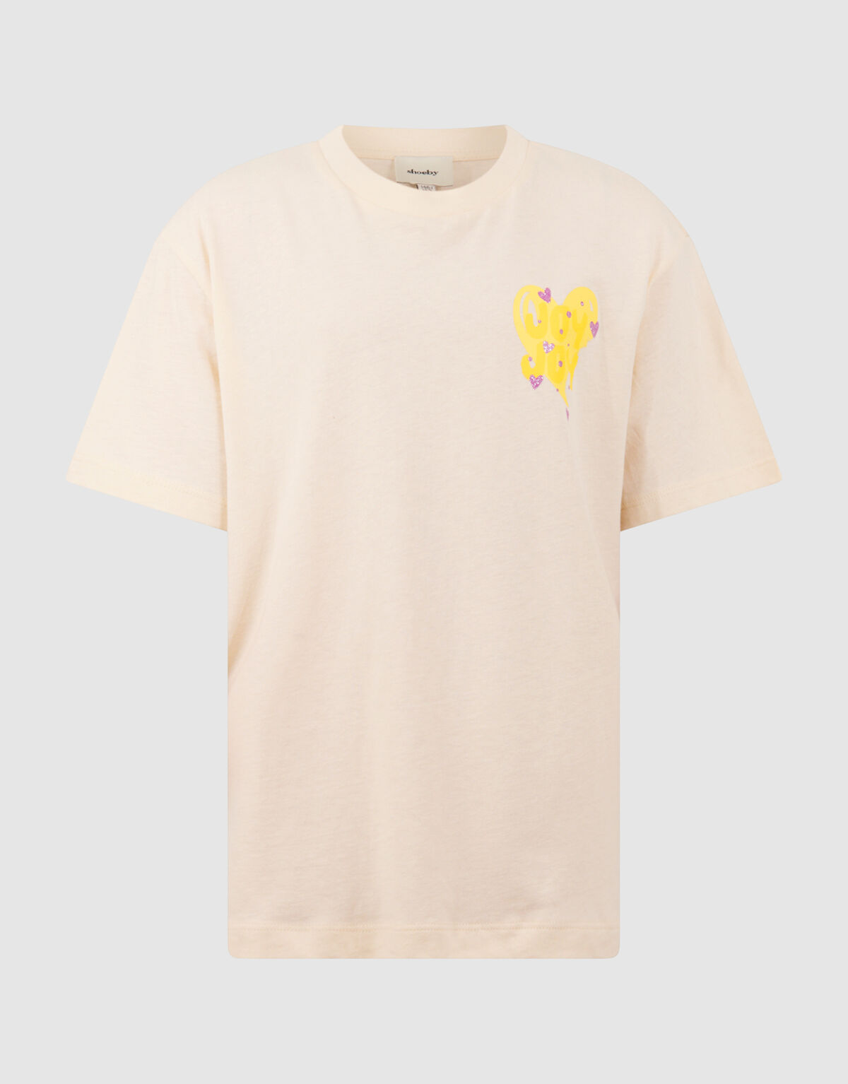 Joy Artwrok T-Shirt Gebrochenes Wei&szlig; SHOEBY GIRLS