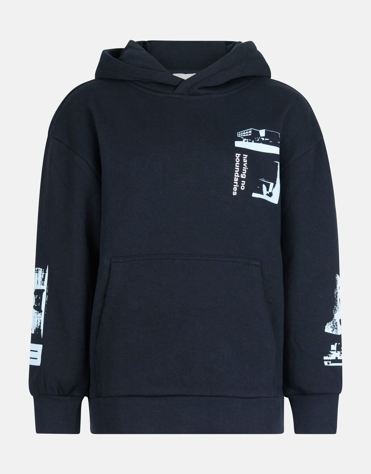Bedruckter Hoodie Schwarz SHOEBY BOYS