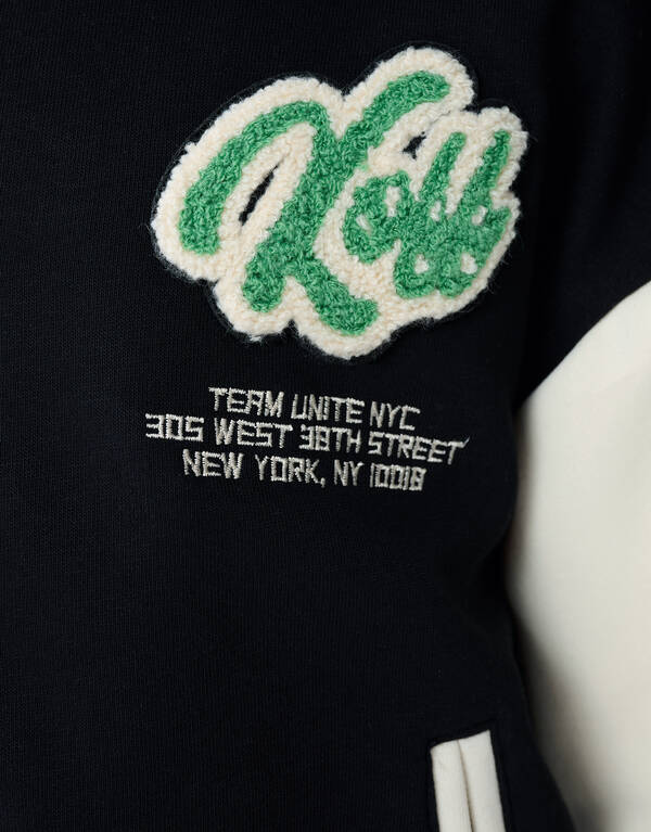 Kick Off Artwork Bomber Schwarz/Weiß SHOEBY BOYS