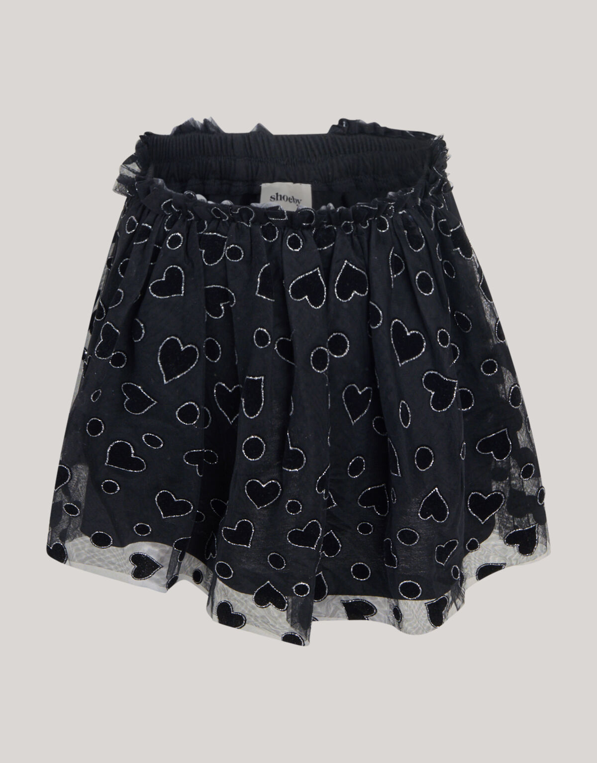 Glitter Mesh Rock Schwarz SHOEBY GIRLS