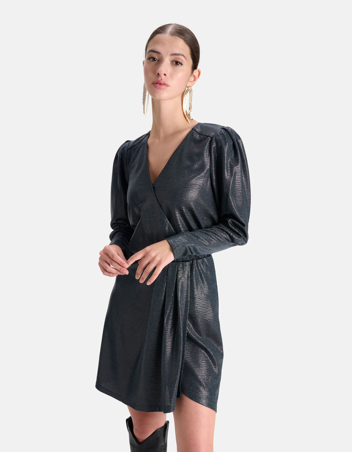 Beschichtetes Kleid Blau SHOEBY WOMEN